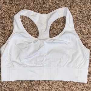 White champion sports bra